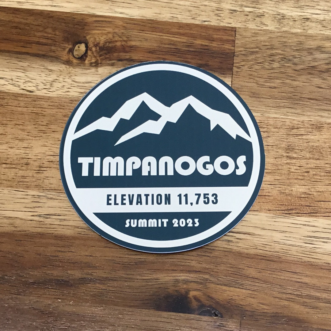 Custom Circle Sticker - Timpanogos Summit 2023