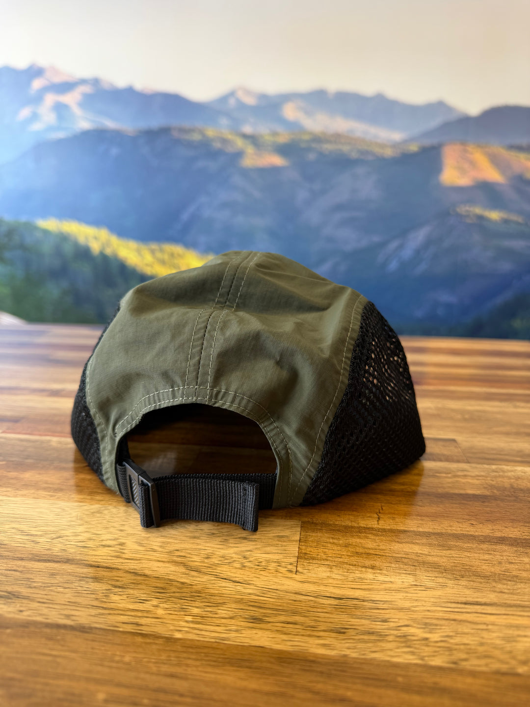 5-panel Multicolor Mesh Camper Hats - Goat (Timpanogos)