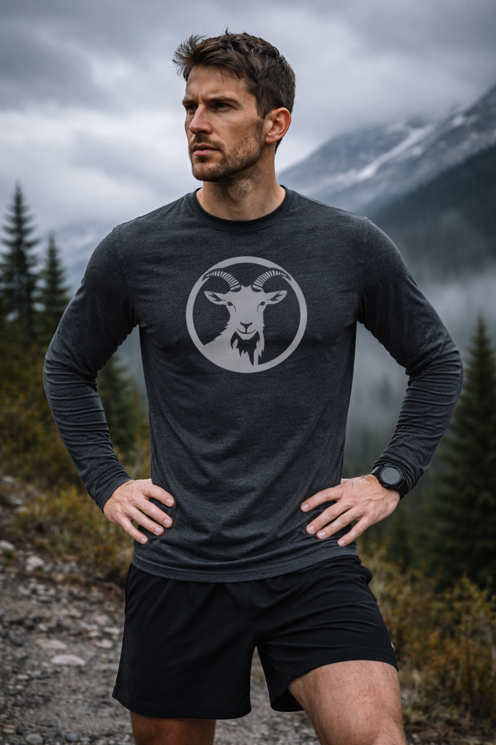Goat Energy - Premium Long Sleeve Shirt – Timpanogos Hiking Co. Goat Energy - Premium Long Sleeve Shirt – Timpanogos Hiking Co.