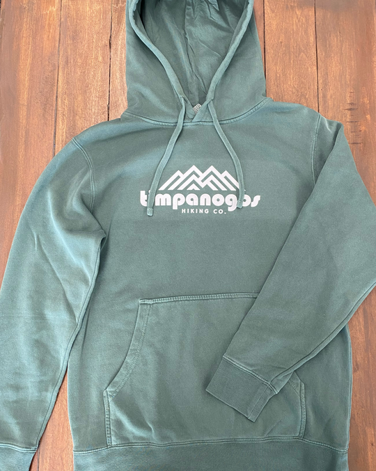 Timpanogos Hiking Co. (official) - Vintage Mountain Blend Hoodie (Alpine Green)