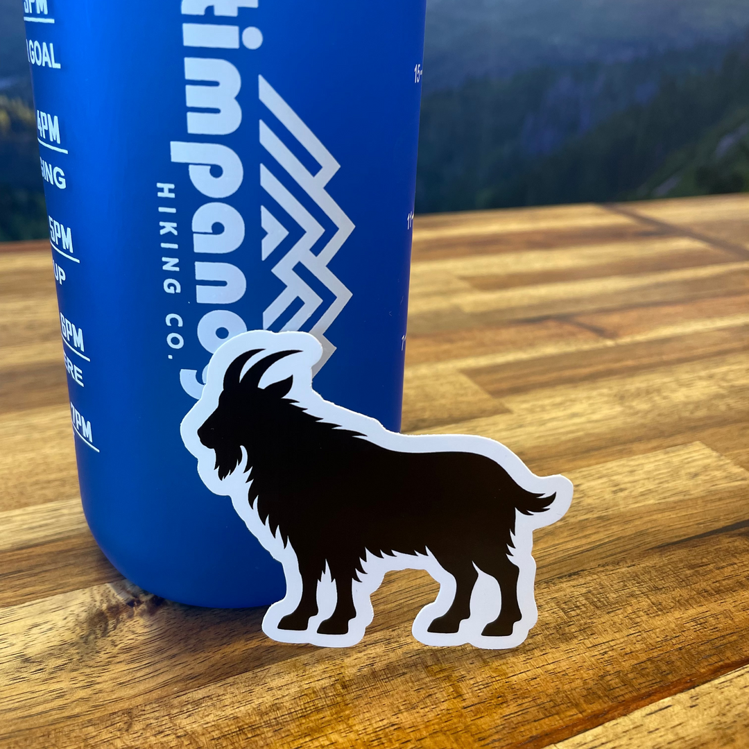 Goat Profile - Custom Die Cut Sticker (3x3)
