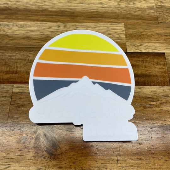 Escape the Noise - Custom Die Cut Sticker (4 x 4)