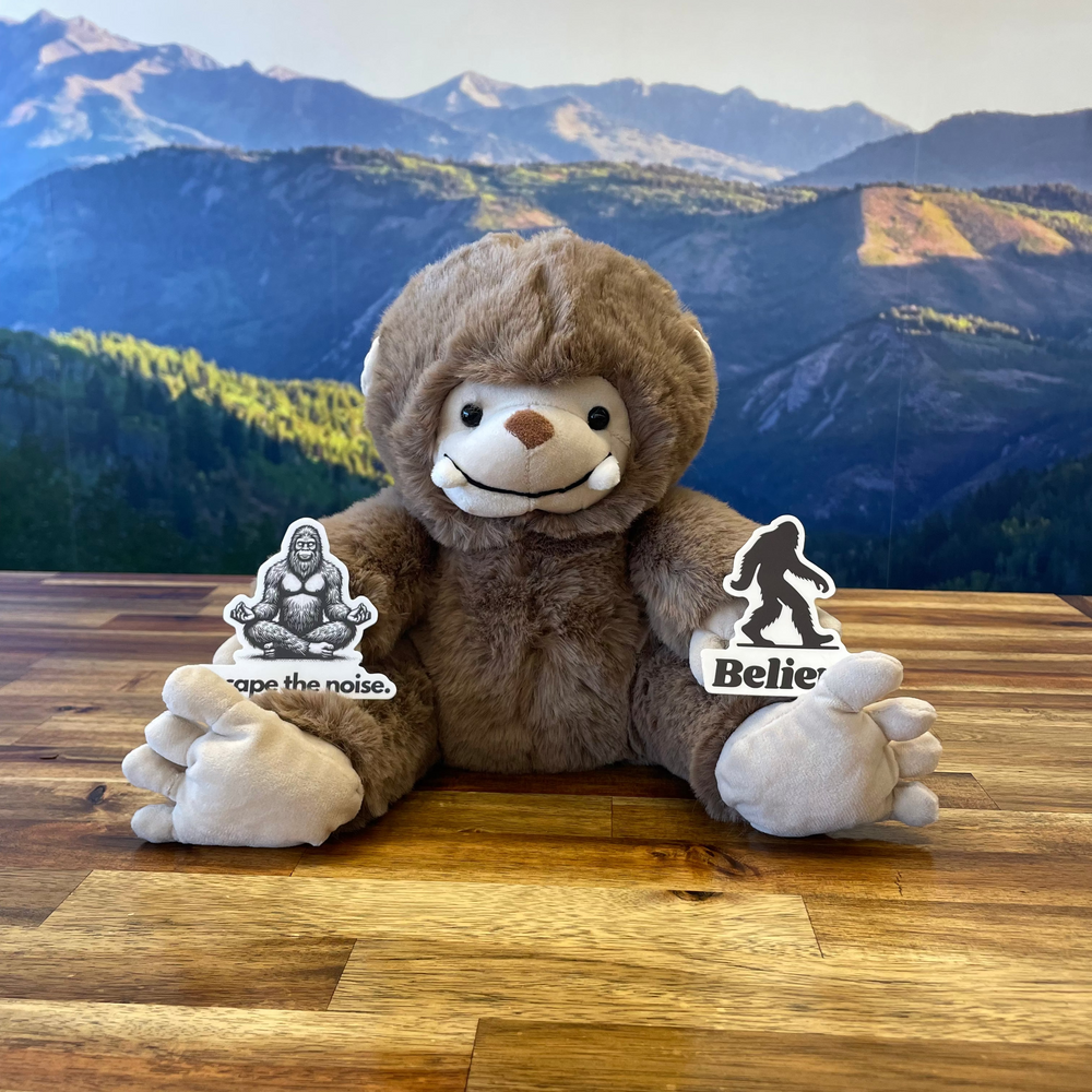 Bigfoot (Escape the Noise) - Custom Die Cut Sticker (3 x 3)