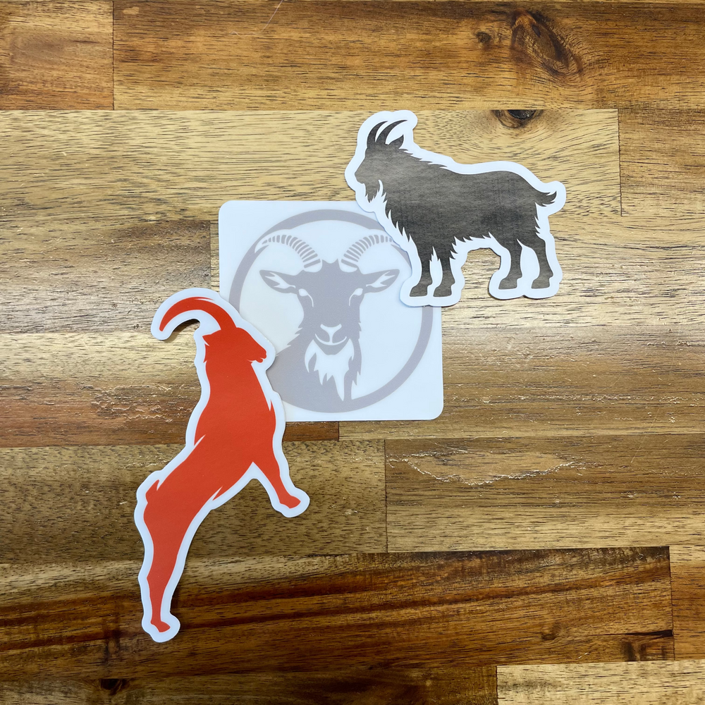 Black Diamond Geo Logo Sticker – Outdoor Hiking Backpack Decal, Approx 3”x4”