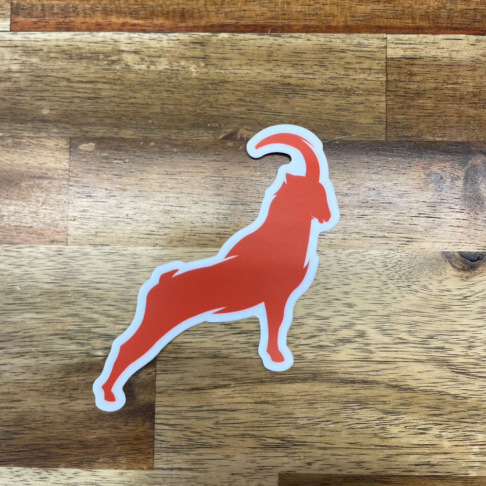 Goat Icon - Custom Die Cut Sticker (4x3)