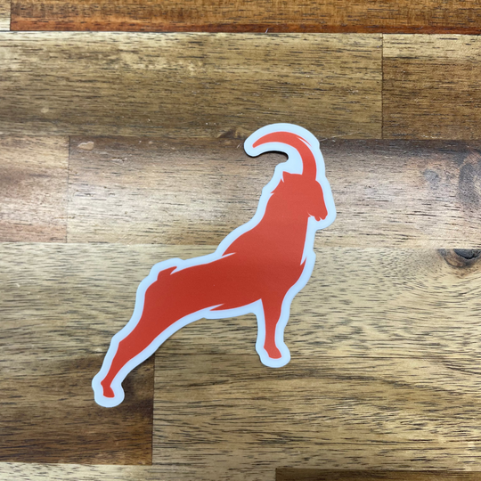 Goat Icon - Custom Die Cut Sticker (4x3)