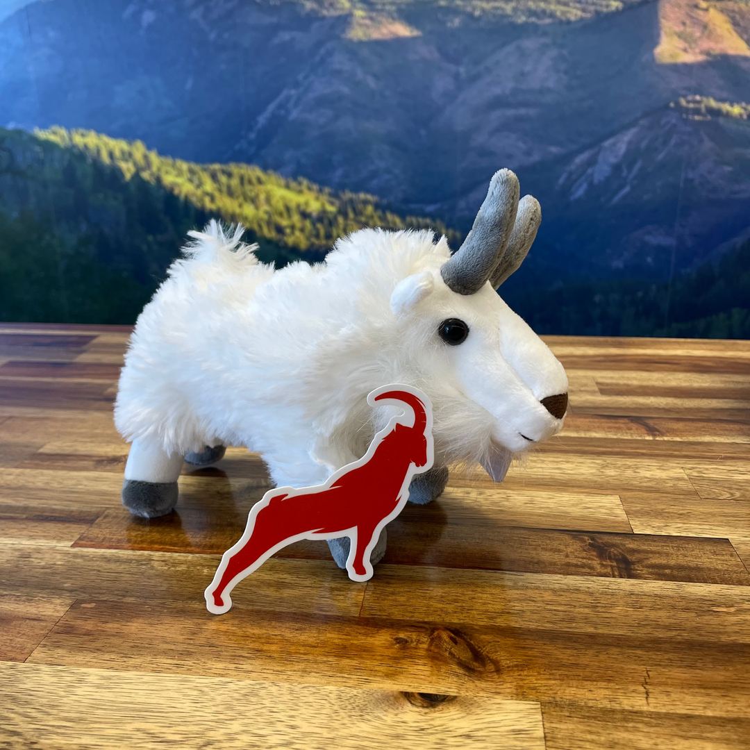 Goat Icon - Custom Die Cut Sticker (4x3)