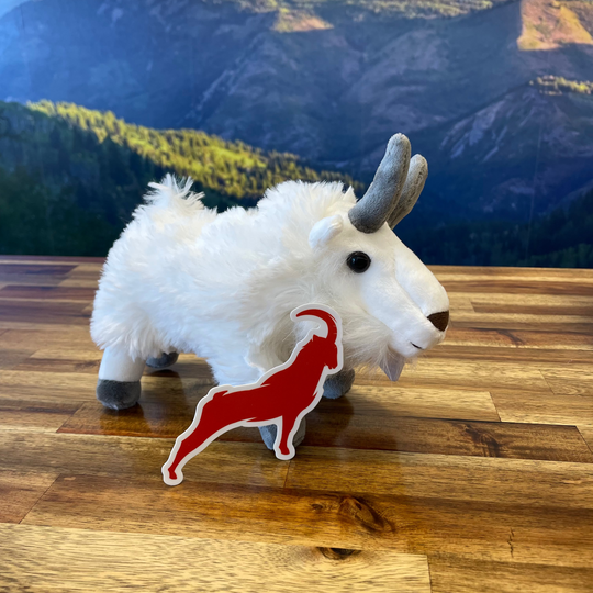 Goat Icon - Custom Die Cut Sticker (4x3)