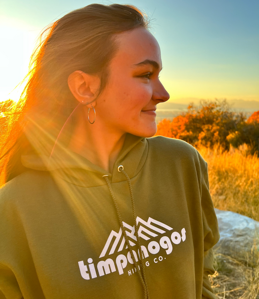 Timpanogos Hiking Co. - Champion Powerblend Hoodie (Foothill Sage)