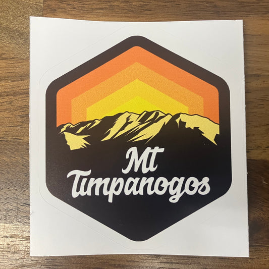 Custom Die Cut Sticker (3 x 3) - Mt. Timpanogos