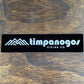 timpanogos hiking bumper sticker