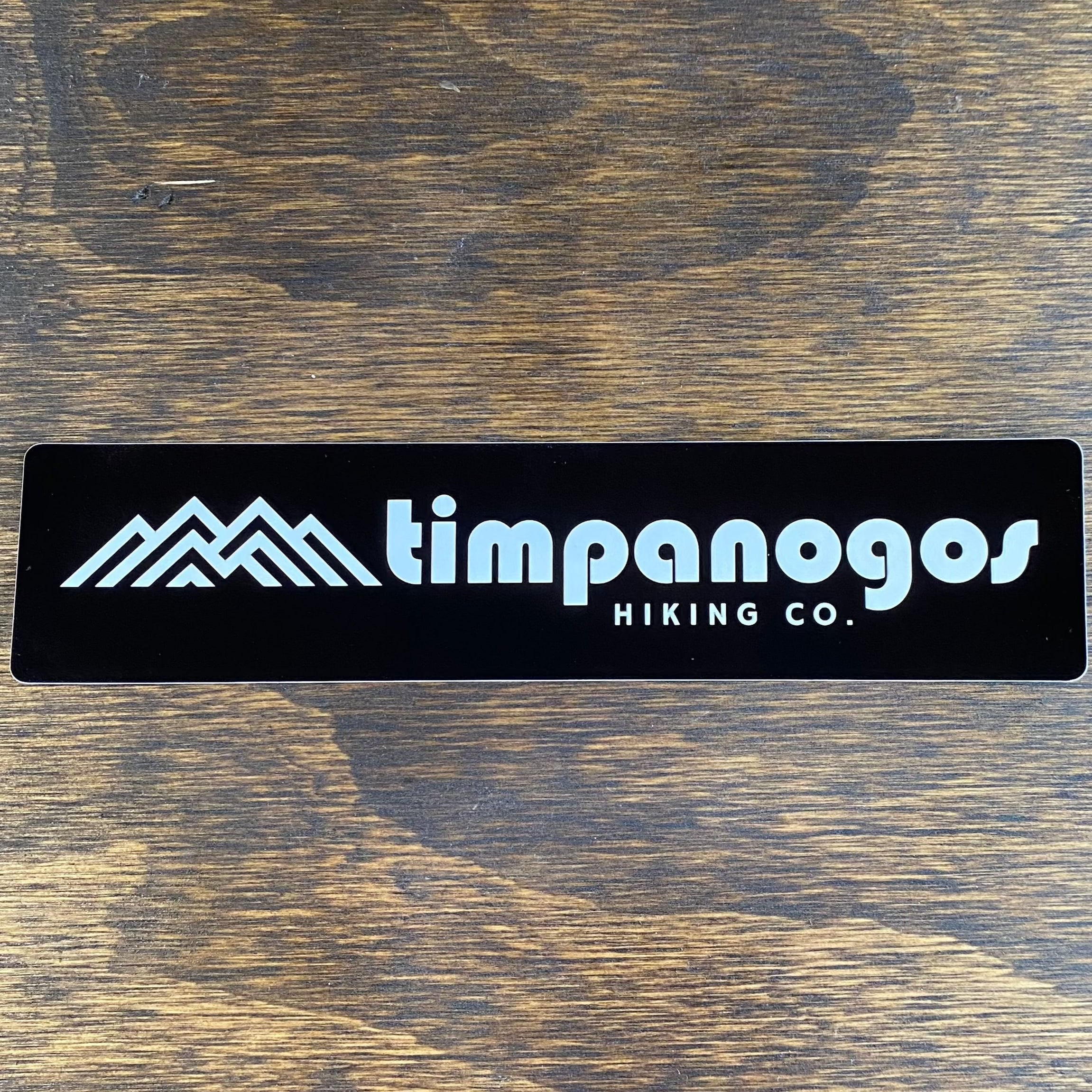 timpanogos hiking bumper sticker