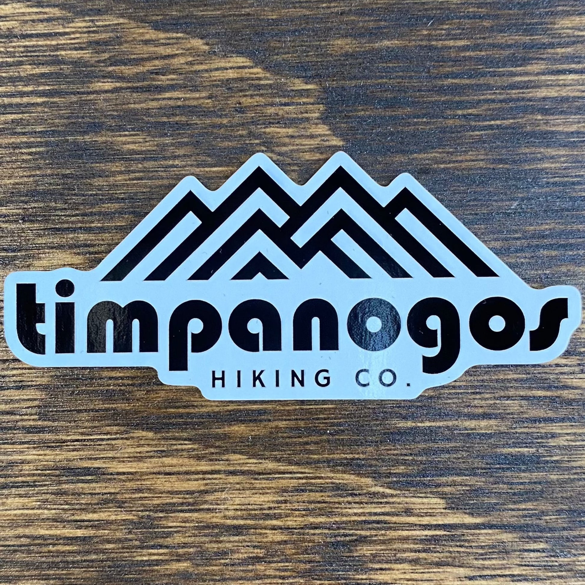 timpanogos hiking co custom die cut sticker