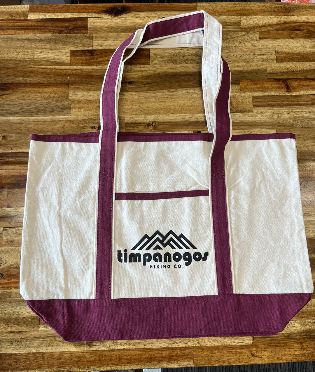 Timpanogos Hiking Co. Large Canvas Deluxe Tote