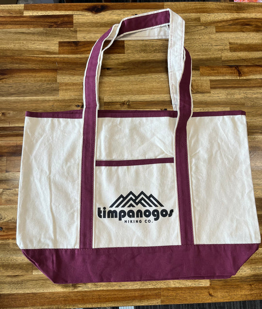 Timpanogos Hiking Co. Large Canvas Deluxe Tote