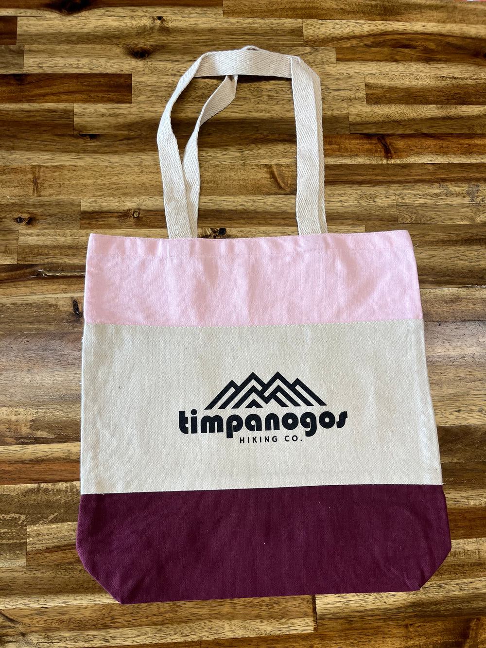 Timpanogos Hiking Co. Canvas Tri-Color Tote