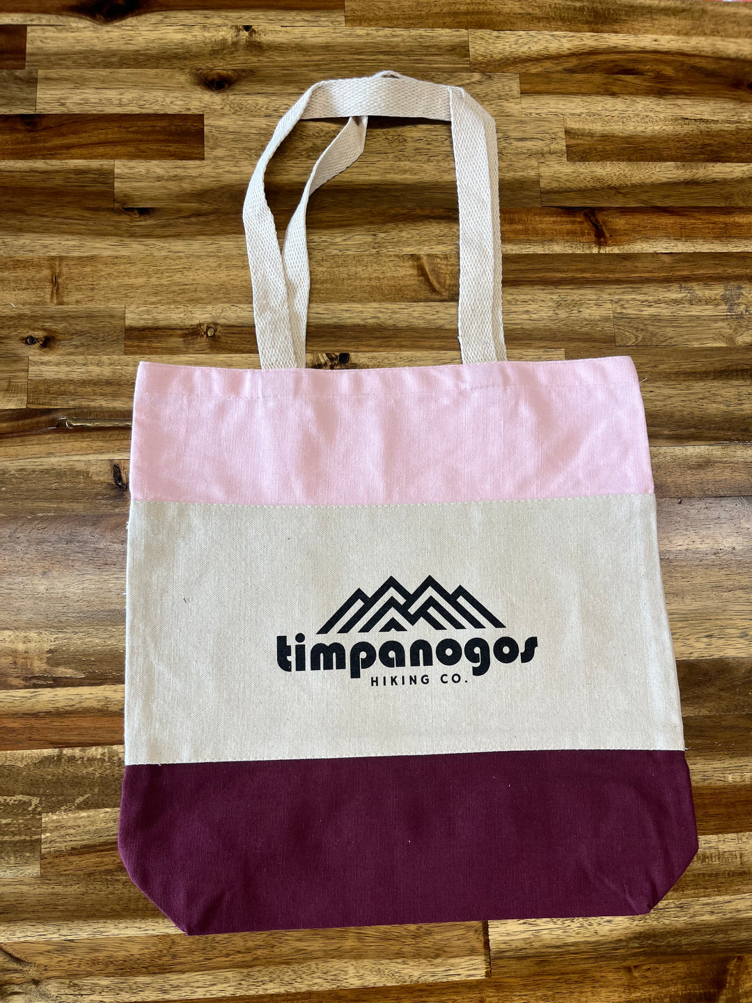 Timpanogos Hiking Co. Canvas Tri-Color Tote