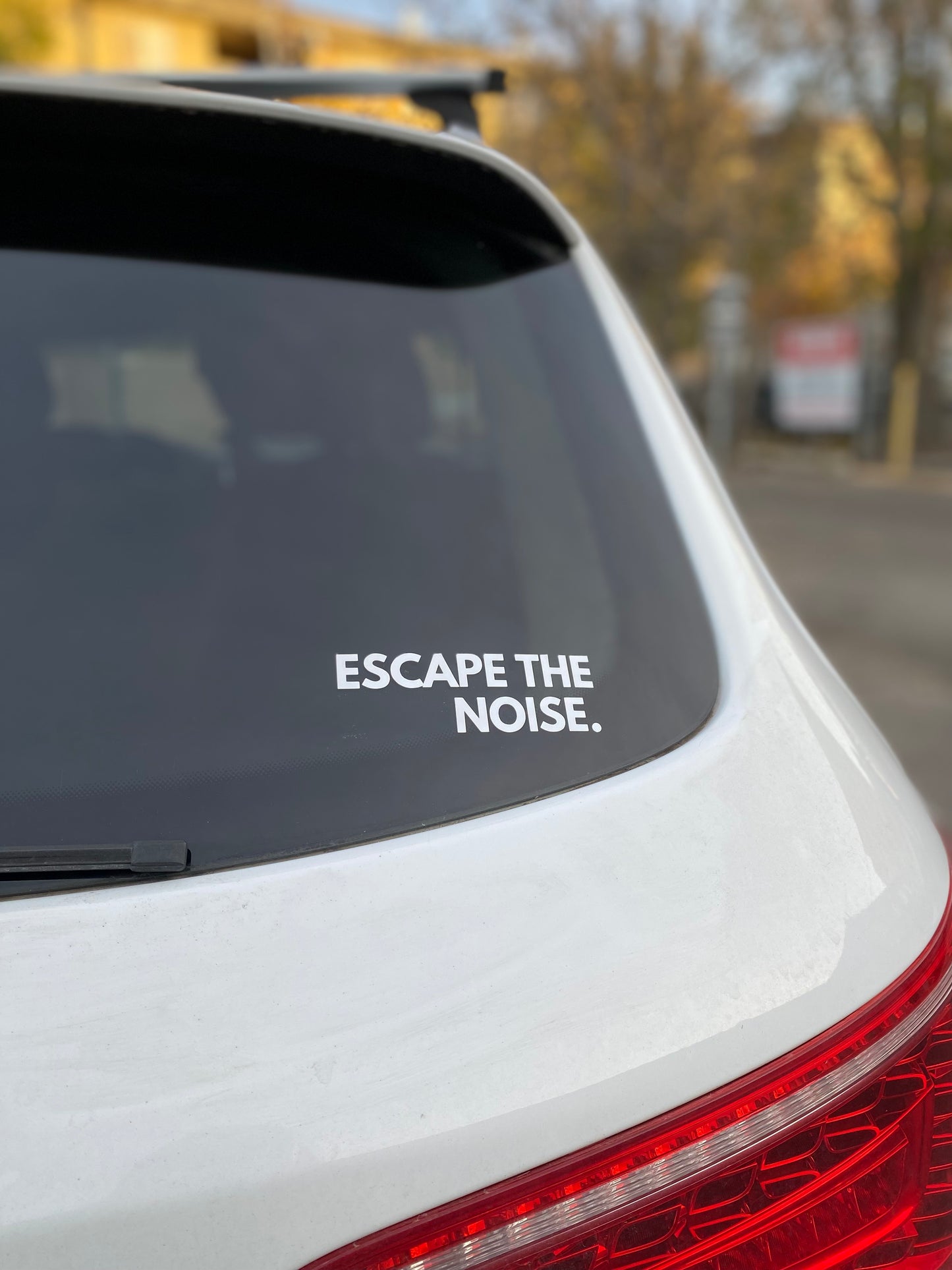 Escape the Noise Decal Sticker