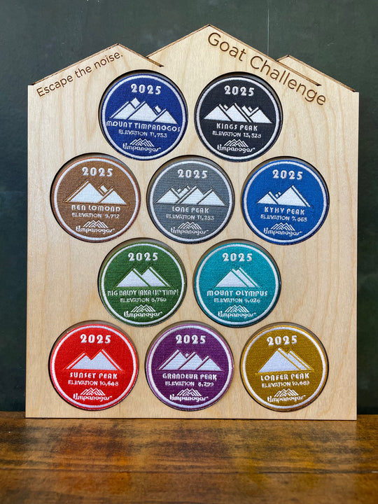 Hiking Challenge Badge Display Boards