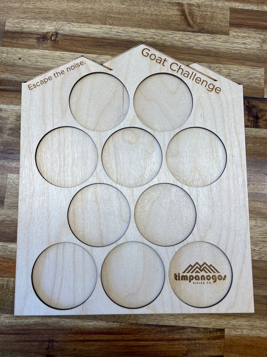 Hiking Challenge Badge Display Boards
