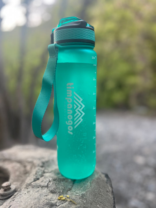 Timpanogos Hiking Co. Motivational Water Bottle (Teal)