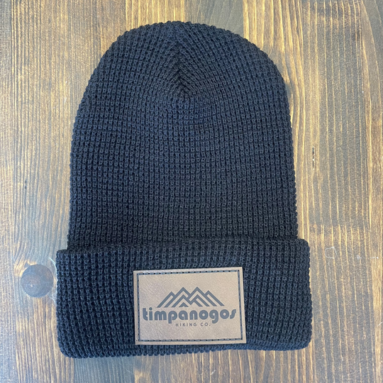Patch Waffle Knit Beanie - Timpanogos Hiking Co.