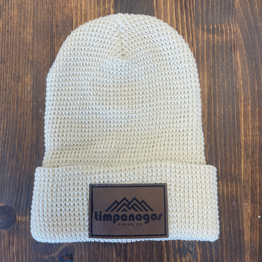 Patch Waffle Knit Beanie - Timpanogos Hiking Co.