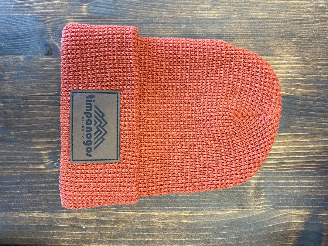 Patch Waffle Knit Beanie - Timpanogos Hiking Co.