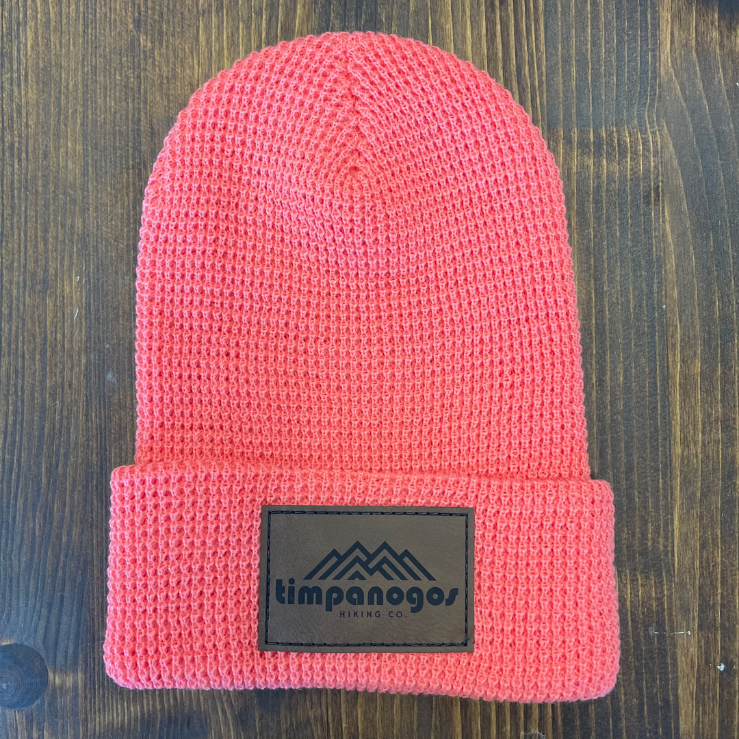 Patch Waffle Knit Beanie - Timpanogos Hiking Co.