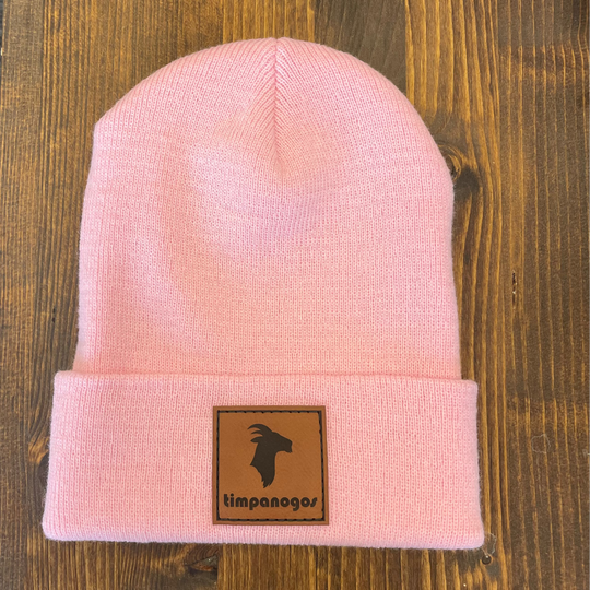 Cuffed Knit Patch Beanie - Timpanogos Goat