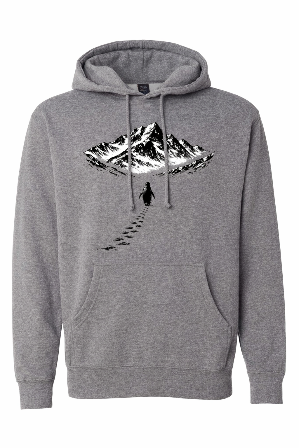 Penguin and the Mountains (NEW!) - Mountain Blend Hoodie