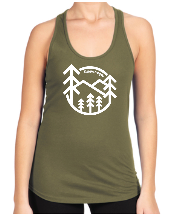 Retro Forest - Women's Ideal Racerback Tank