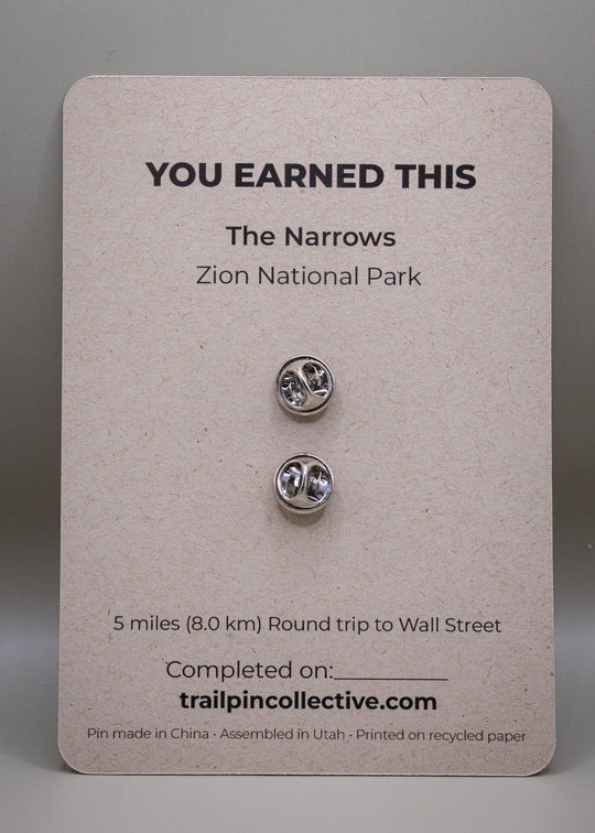 The Narrows Trail Pin