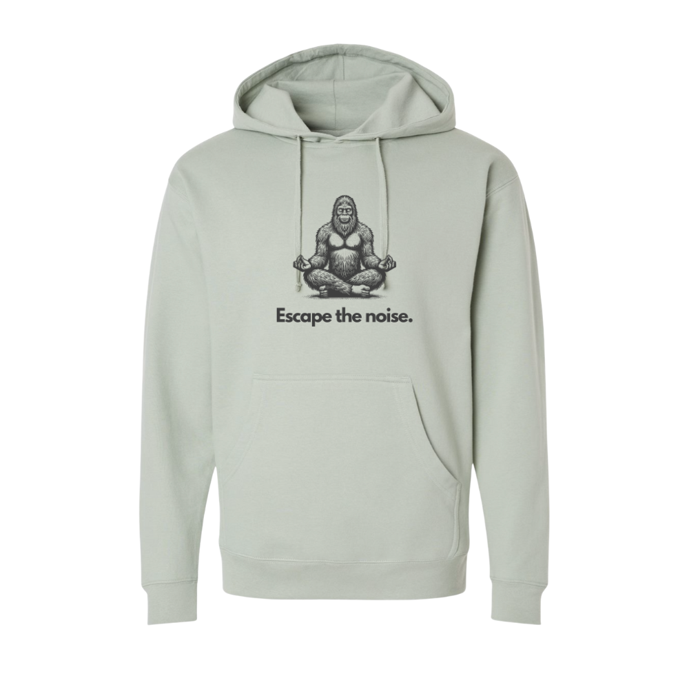 Escape the Noise (Bigfoot) - Mountain Blend Hoodie