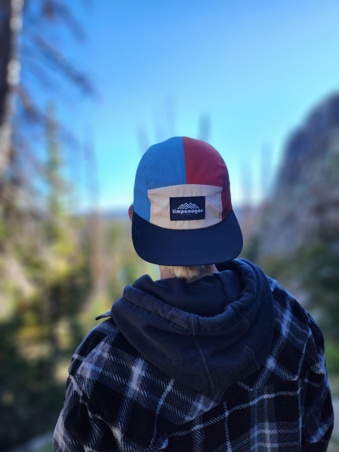 5-panel Multicolor Nylon Camp Hats