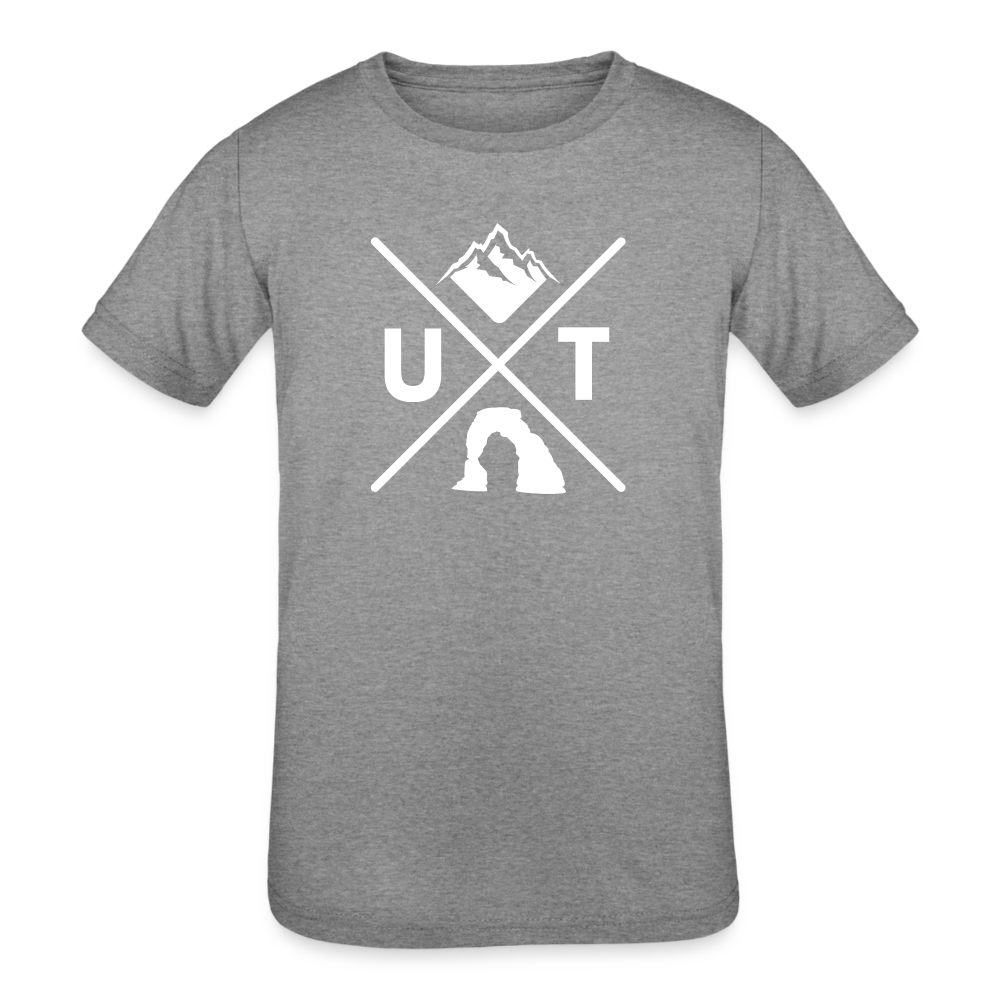 Kids' Tri-Blend T-Shirt (Utah X) - heather grey