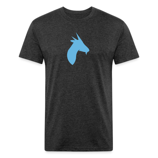 Blue Goat - Premium Graphic Tee - heather black