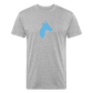 Blue Goat - Premium Graphic Tee - heather gray