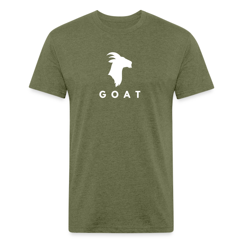 GOAT - Premium Graphic Tee - heather military green