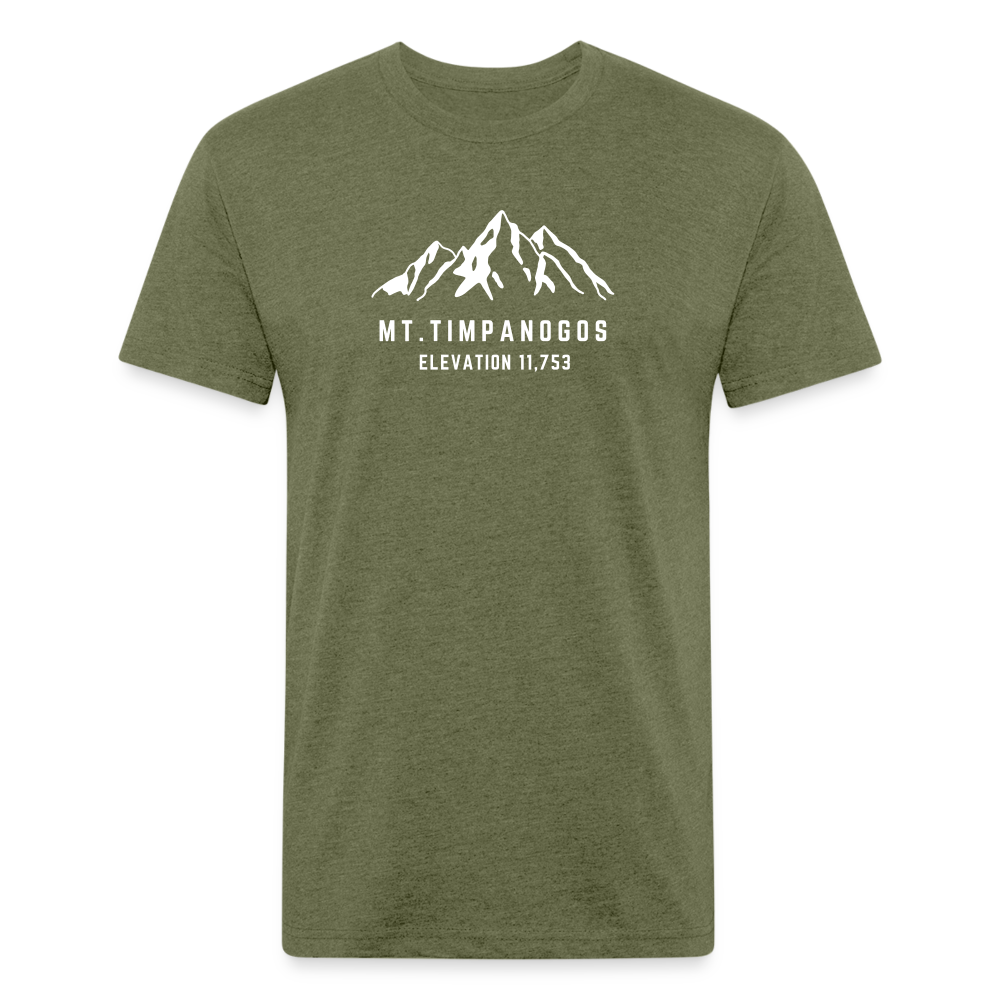 Mt. Timpanogos - Premium Graphic Tee - heather military green