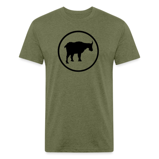 Mountain Goat - Premium Graphic Tee - heather military green