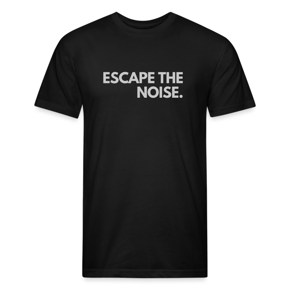 Escape the Noise - Premium Graphic Tee - black