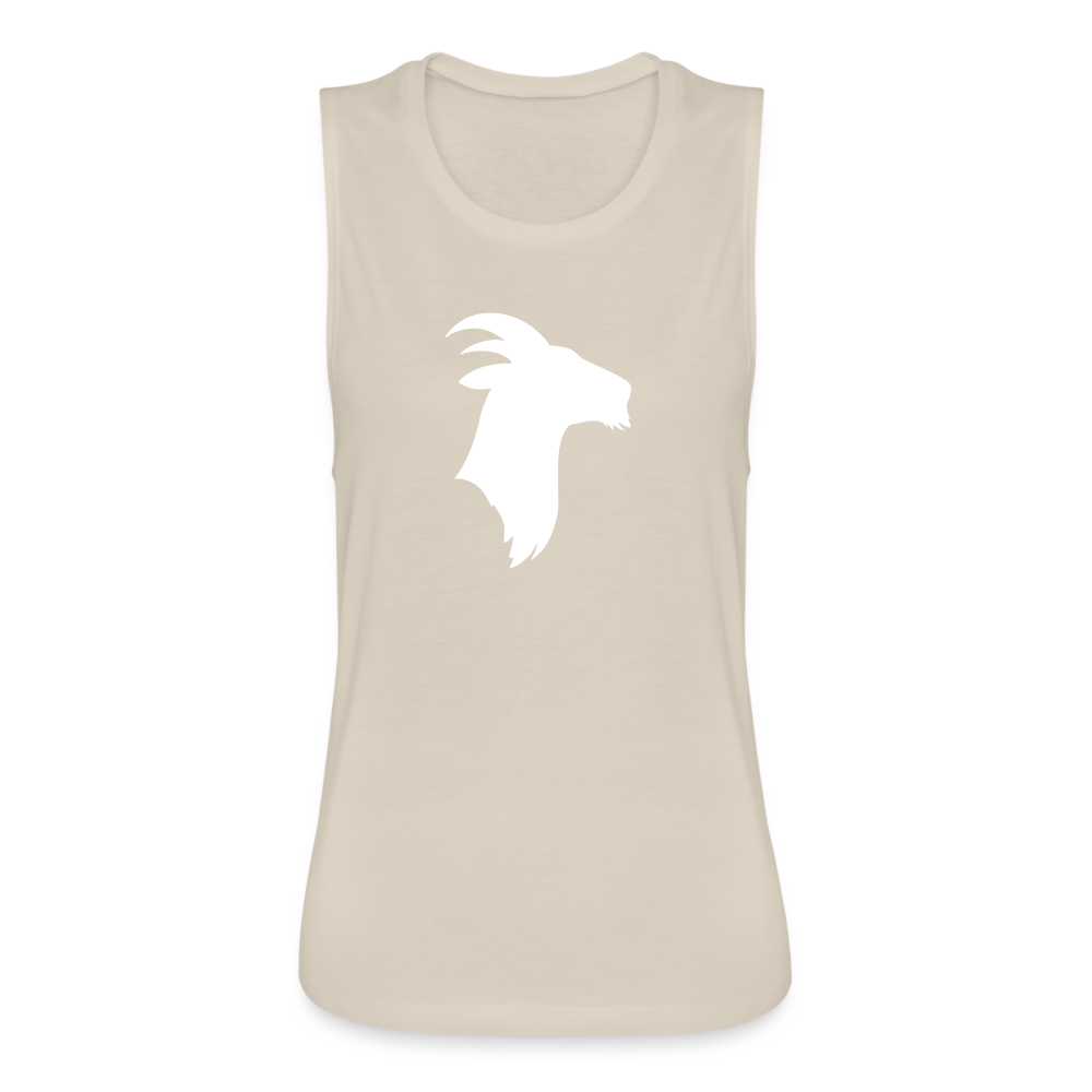 Goat - Women's Flowy Muscle Tank by Bella - dust