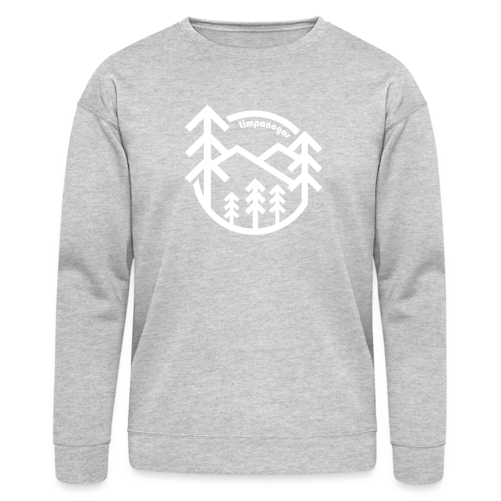Retro Forest - Bella + Canvas Cozy Sweatshirt - heather gray