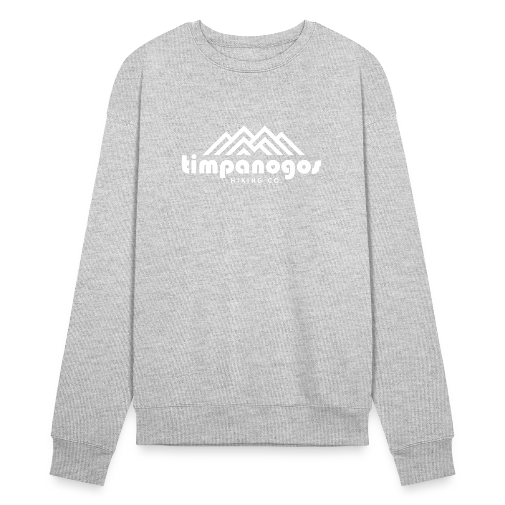 Timpanogos Hiking Co. (official) - Bella + Canvas Cozy Sweatshirt - heather gray