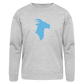 Blue Goat - Bella + Canvas Cozy Sweatshirt - heather gray