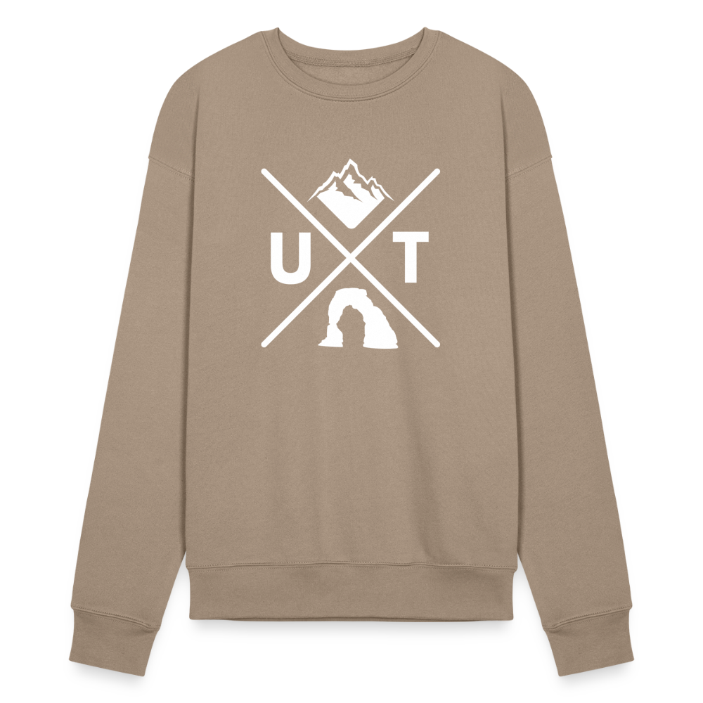 Utah X - Bella + Canvas Cozy Sweatshirt - tan