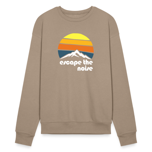 Escape the Noise - Bella + Canvas Cozy Sweatshirt - tan