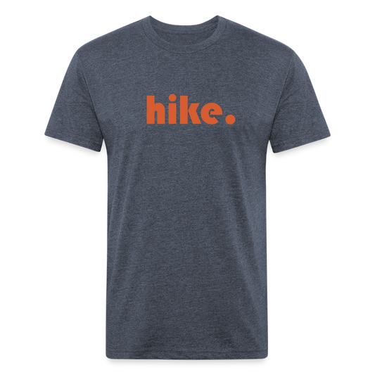 hike - Premium Graphic Tee - heather navy