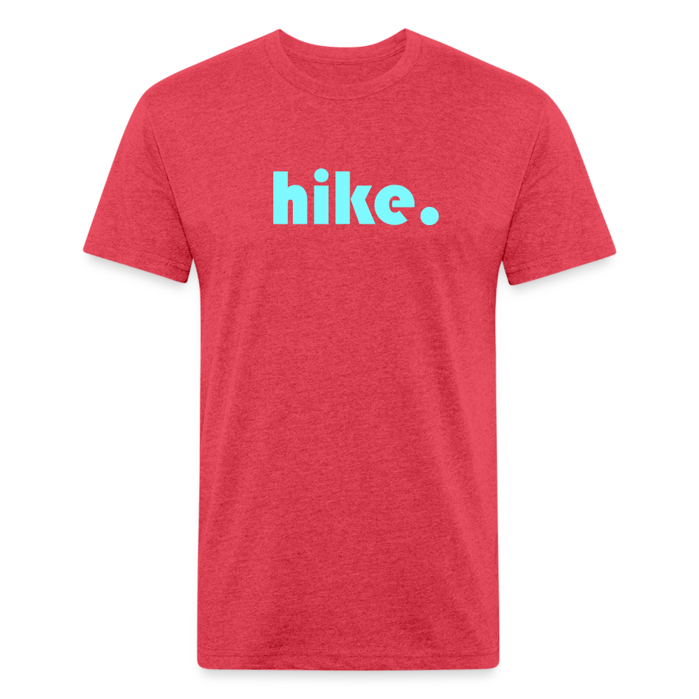 hike - Premium Graphic Tee - heather red